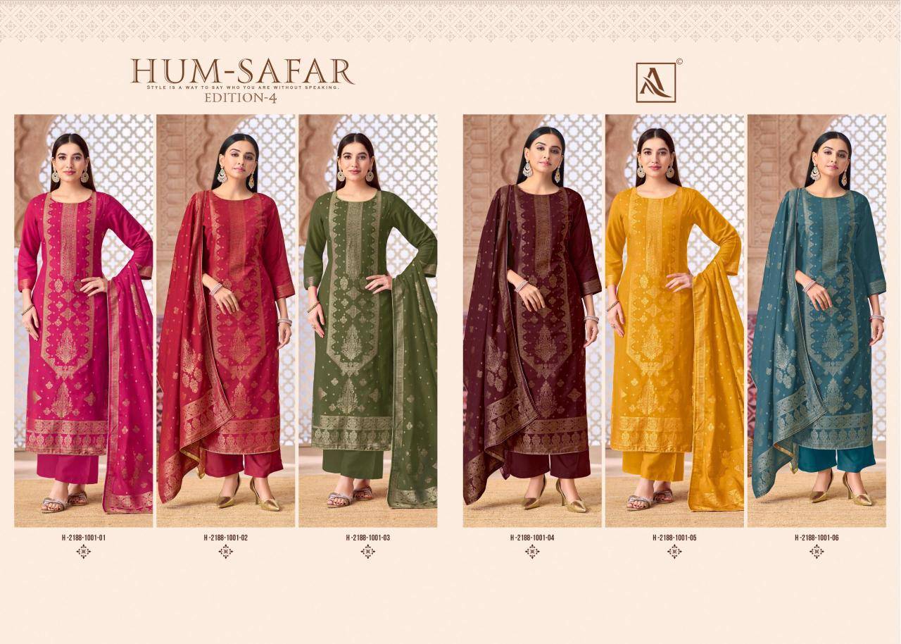 Alok suit hum-safar 4 Ladies dress material wholesalers in Delhi